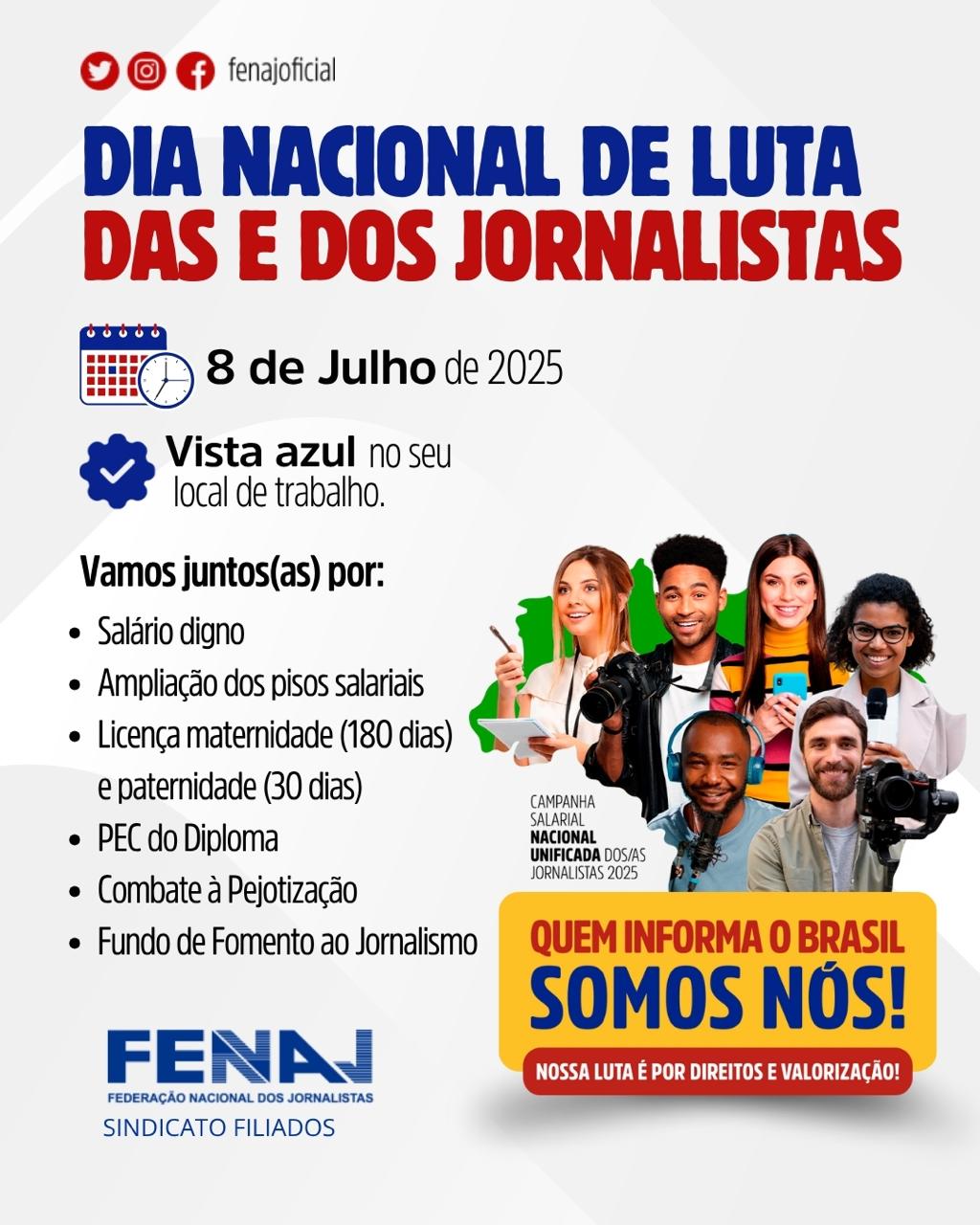 No dia 8 de julho, vista azul