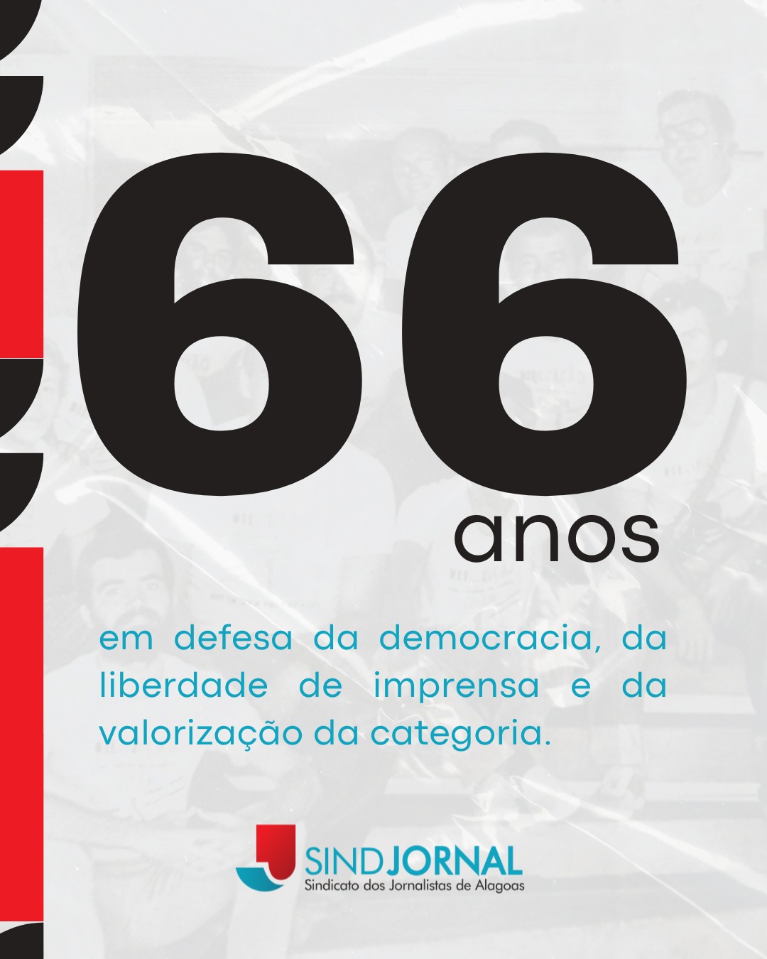 Sindjornal completa 66 anos