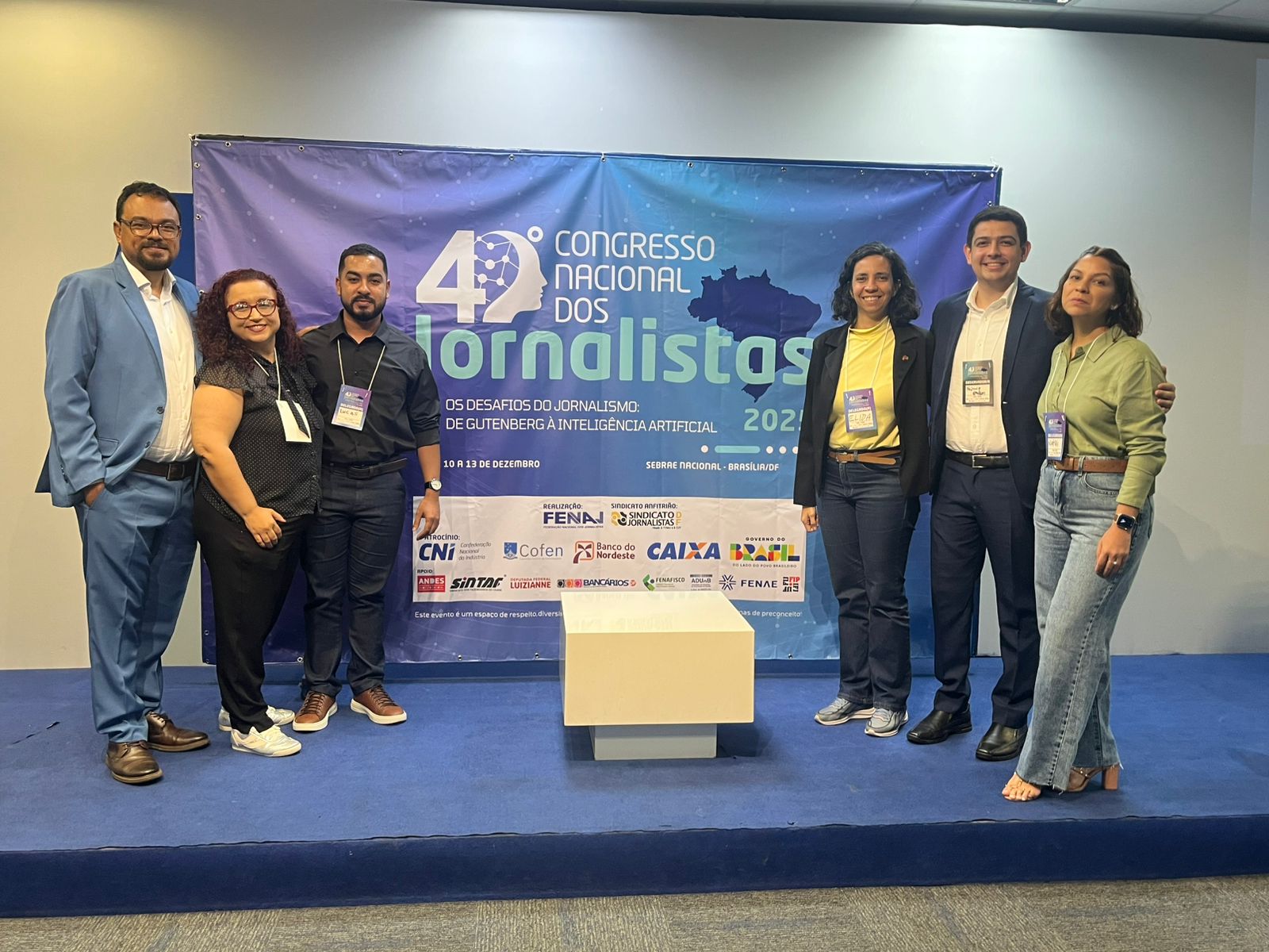 Jornalistas de Alagoas participam ativamente do Congresso Nacional em Brasília