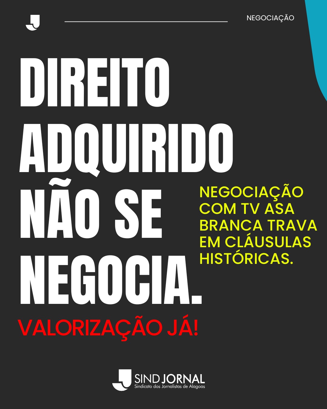 ornalistas da TV Asa Branca: respeito e direitos não se negociam!